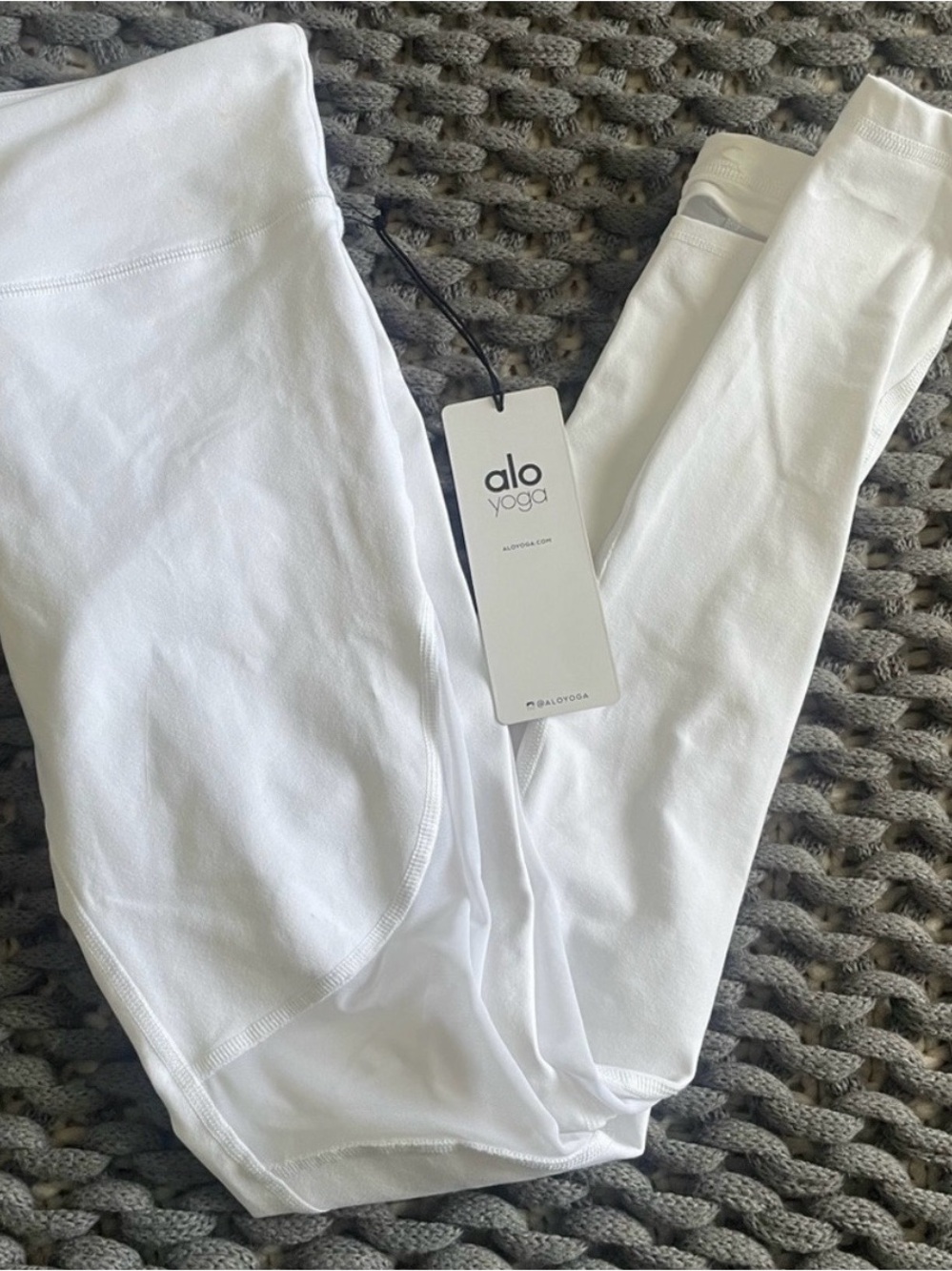 ALO Yoga White High-Rise Leggings